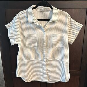 Harper Pinstripe Button-Up